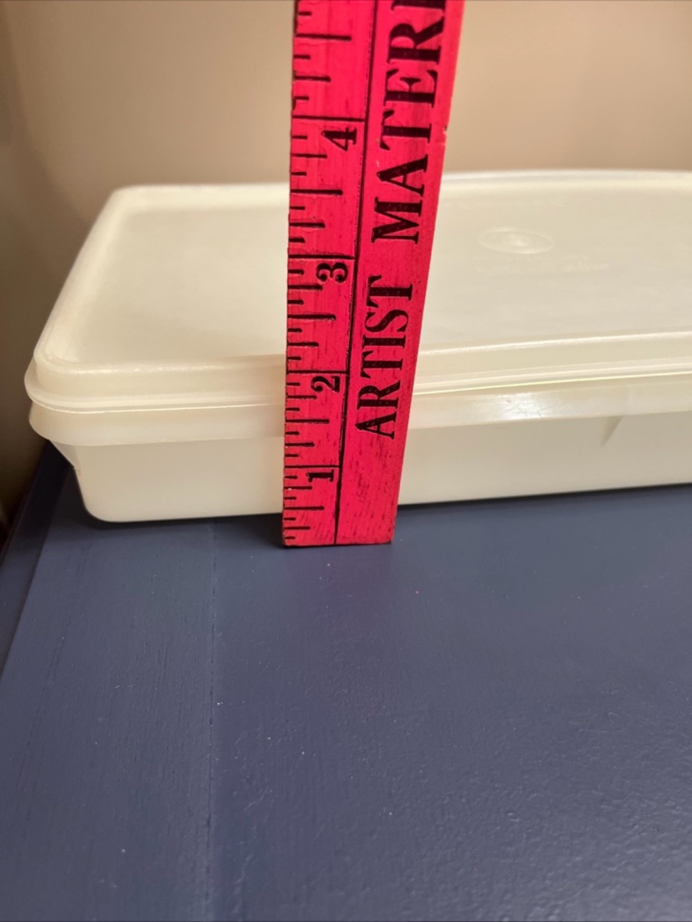 Tupperware White Rectangular Storage Lid - Picture 8 of 8
